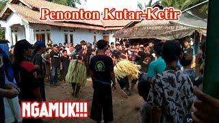 Kuda Lumping Ngamuk Minta Saweran, Penonton Kutar-Ketir Berlarian