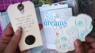 Junk Journal flip thru and Mix Media Mystery Box