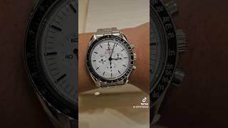 Picking up the white dial Omega Speedmaster Moon Watch Professional #omega #moonwatch #speedmaster