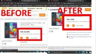 Hacking and Changing prices of phone in online store (JOKE)