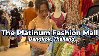 Walking in The Platinum Fashion Mall Pratunam, Bangkok, Thailand | 4K HDR