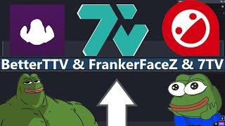 On OBS enable 7TV, BTTV & FrankerFaceZ emotes | How to 2024