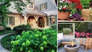 Landscape Design, 40+ Beautiful Front Yard Container Garden Ideas!!