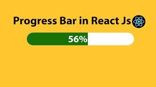 Progress Bar in React Js  #react #reacttutorial #progressbar #reactprogressbar