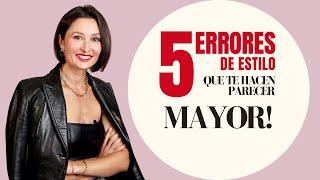 5 ERRORES de ESTILO que TE HACEN PARECER MAYOR!  NO HAGAS ESTO!! #katyamuir