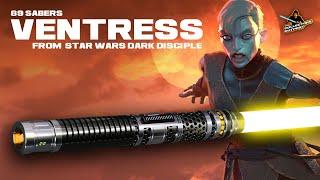 Ventress (Dark Disciple) Lightsaber Unboxing Review From CCSabers