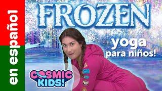 Frozen Yoga Para Niños en Español | Una Aventura de Cosmic Kids!