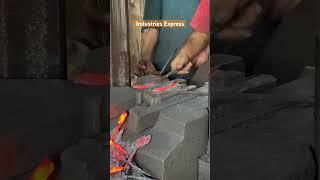 Scissors Hot Forging On Big Hammer #forging #turning