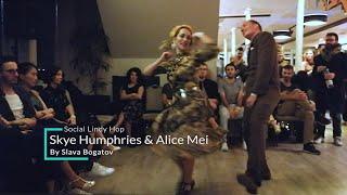 Skye Humphries and Alice Mei - Social Lindy Hop