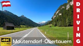 Driving in Austria 15: Obertauern (From Mauterndorf to Untertauern) 4K 60fps