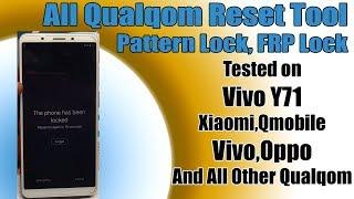 VIVO Y71 ( VIVO 1801) Hard Reset Remove Pattern, FRP Lock