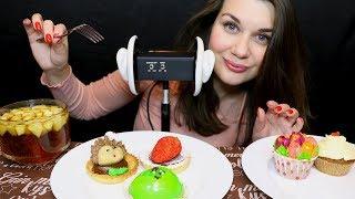 Yummy Cakes ASMR Eating Sounds, Mukbang, Whisper