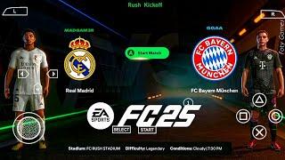 EA FC 25 PPSSPP ORIGINAL ANDROID PS5  Play On MobileBest Graphics Offline