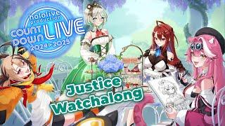 【JUSTICE WATCHALONG】hololive COUNTDOWN LIVE 2024▷2025 !!! Let's watch together!!!