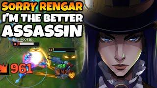 Caitlyn Mid is better at One-Shots than Assassins are