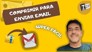 CÓMO COMPRIMIR archivos grandes PARA ENVIAR por email - 7 ZIP