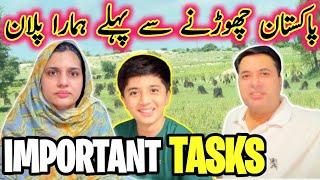 Final Plans Before Leaving Pakistan| Important Tasks To be Done#immigration#new#family#vlog#kitchen