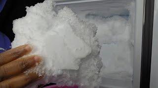 CRUNCHY #cotf MANY VARIETIES | A LITTLE SQUEAKS | HUGE PIECE EATEN AT THE FREEZER | #iceeating #asmr