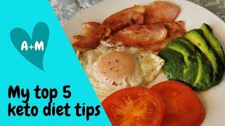 My top 5 keto diet tips for beginners