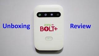 Zong 4G Device Bolt+ Unboxing & Review | Free Zong 4G Device | SJS