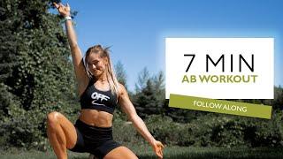 7 MIN- Fun Ab Challenge// No Equipment// Jessica Webb