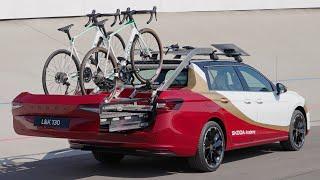 The Perfect Support Car for the Tour de France: Škoda Superb L&K 130 Student Concept