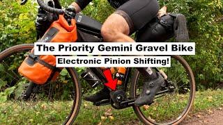 The Priority Gemini Gravel Bike with Pinion Smart Shift-It's Smoooooth