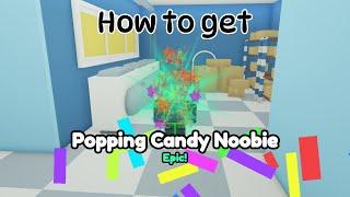 How to get Popping Candy Noobie in Find The Noobies Morphs (Roblox)