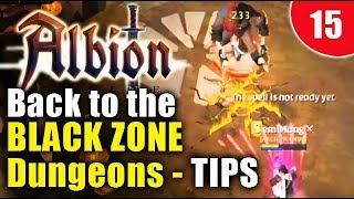 Albion Online Gameplay - Black Zone Dungeon Delving! Albion Online solo dungeon