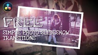 Free Simple Photo Slideshow Transition Presets | DaVinci Resolve