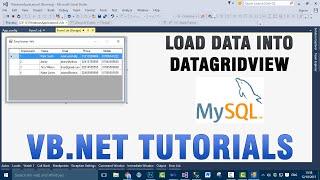 VB.NET Tutorials - Load Data Into DataGridView From MySQL Database