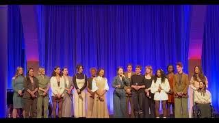 Jenn Colella - Shaina Taub & Cast singing at Press Meet for SUFFS