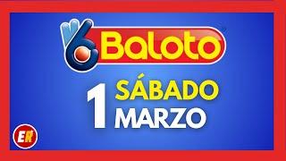 Resultado BALOTO REVANCHA sábado 1 de MARZO de 2025 