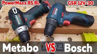 Bosch & Metabo Which screwdriver to choose? GSR 12V-30 or PowerMaxx BS BL