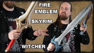 A Pragmatic "Review" of Video Game Swords (Fire Emblem / Skyrim / Witcher)