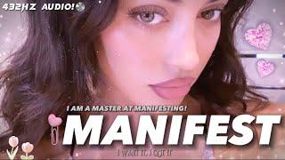 432Hz | MANIFEST! “I am a Master at Manifesting!” One Affirmation.