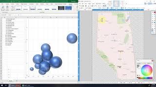 Easy Way To Plot Cities on a Map Using Excel