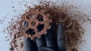 How to make a chocolate gear? Handmade cake decorating