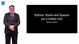 Python: Using a Linked List to represent Stacks and Queues