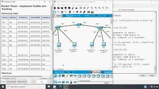 3.6.1 Packet Tracer - Implement VLANs and Trunking