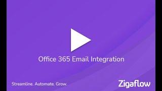 Connecting to O365 to Zigaflow (no MFA password setup)