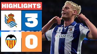 REAL SOCIEDAD 3 - 0 VALENCIA CF | HIGHLIGHTS LALIGA EA SPORTS