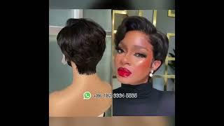 Check pixie style we made, wholesale price-$67 only . 100% virgin human hair, do you like?