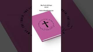 Mother’s Day Gift Idea - Way, Truth, Life Religious Faith Prayer Journal - John 14:6 - 90 Page #gift