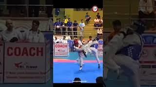  IPPON TIMING Tow Head Shot #shorts #taekwondo #viralvideo