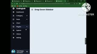 7Responsive Dropdown side menu html,css,js