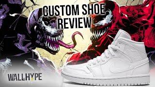 ️ SHOE CUSTOMS: Carnage vs Venom Air Jordan AJ1 Marvel Custom