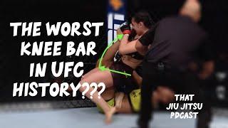 The Best UFC Submissions: Ariane Lipski Knee Bar vs Luana Carolina Technique Breakdown