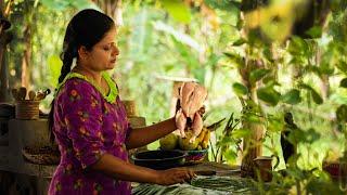 Chili chicken curry with pol roti | Full Chicken cooking in village | Pulasi Village Life