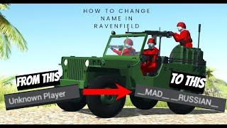 How to change name in Ravenfield?